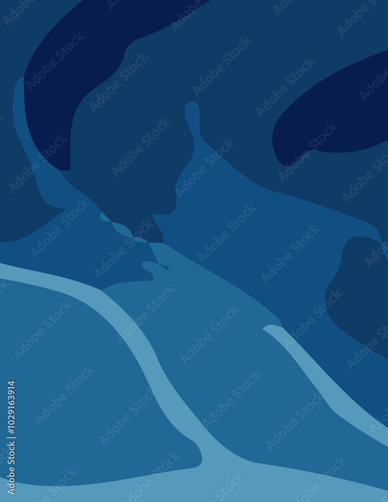 abstract background with untidy waves Illustration abstract background with untidy waves Illustration