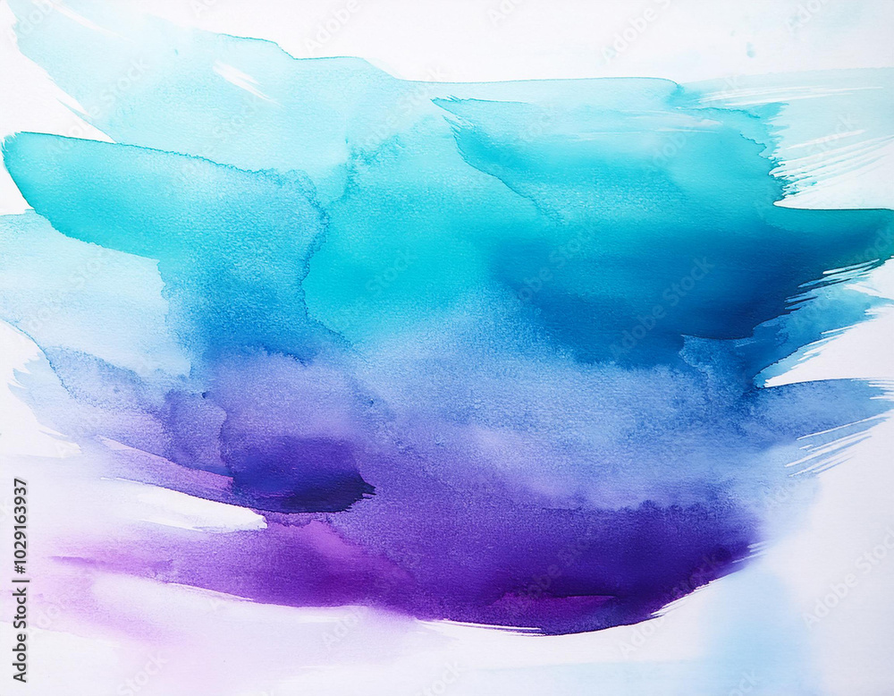 Abstract background. Watercolor splash painted manually blue, pink, lilac tones.Splash waves watercolor. White background and drop. Place for text. Abstract watercolor background painted manually. Abstract background. Watercolor splash painted manually blue, pink, lilac tones.Splash waves watercolor. White background and drop. Place for text. Abstract watercolor background painted manually.