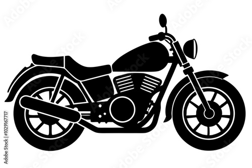 
motorcycle icon vector, motorcycle silhouette vector
