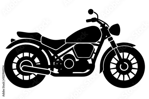 
motorcycle icon vector, motorcycle silhouette vector
