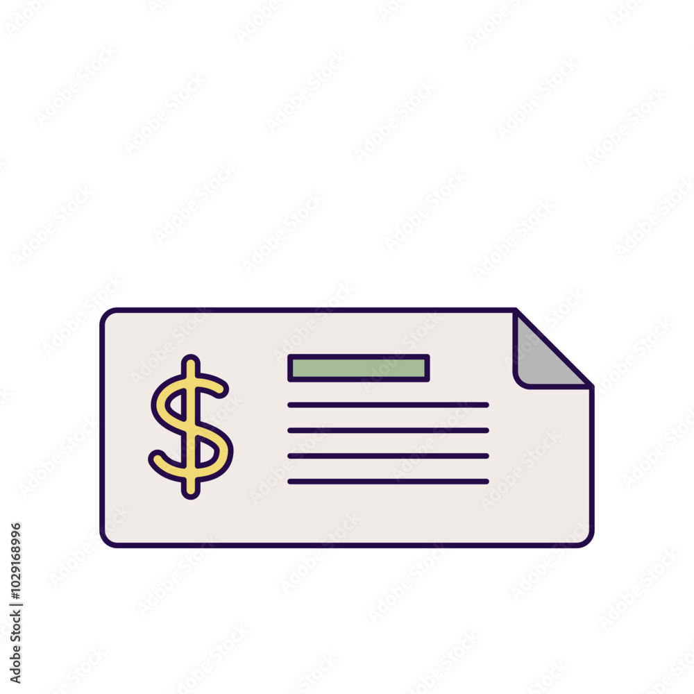 cheque icon cheque icon