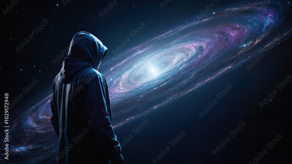 A ravishing figure shimmers with energy as they navigate the luminous paths of a stellar wormhole A ravishing figure shimmers with energy as they navigate the luminous paths of a stellar wormhole