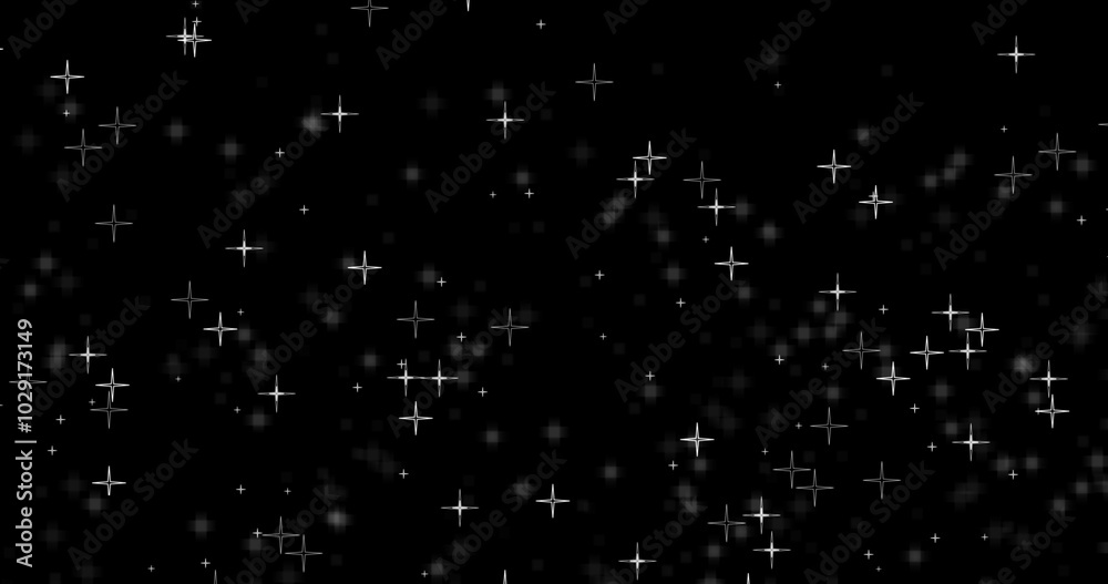 Stars shine effect background on animation. Christmas decoration Stars shine effect background on animation. Christmas decoration