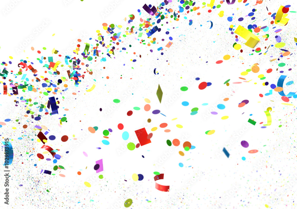 confetti png. Gold confetti falls from the sky. transparent PNG