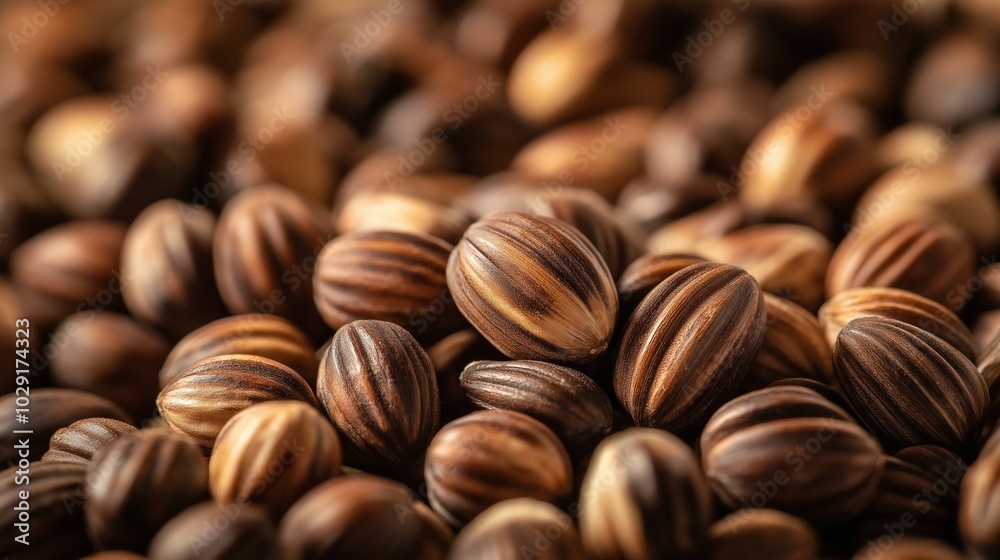 Organic jojoba seeds, nourishment and skin balance consept Organic jojoba seeds, nourishment and skin balance consept