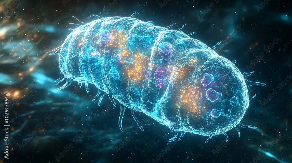 Obraz premium Microscopic Wonders with a Dynamic World of Single-Celled Life
