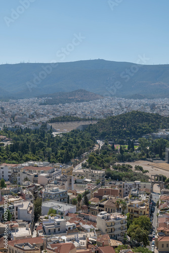 greece capital athens streets ancient artifacts tourist points of interest day and night