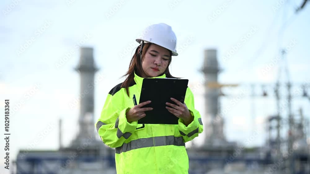 Asian man petrochemical engineer working at oil and gas refinery plant industry factory,The people worker man engineer work control at power plant energy industry manufacturing Asian man petrochemical engineer working at oil and gas refinery plant industry factory,The people worker man engineer work control at power plant energy industry manufacturing