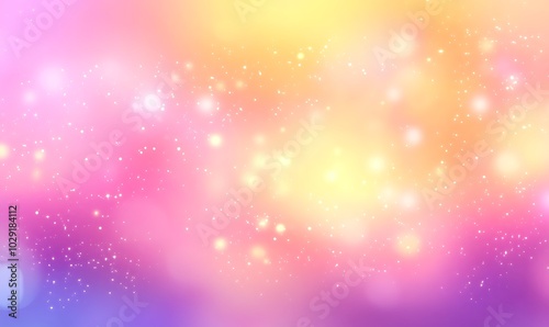 Fantastic bright pink yellow lilac gradient blurred background. Attractive iridescent pattern. Bright wonderful defocus formless illustration. Sweet dream heaven abstraction, Generative Ai