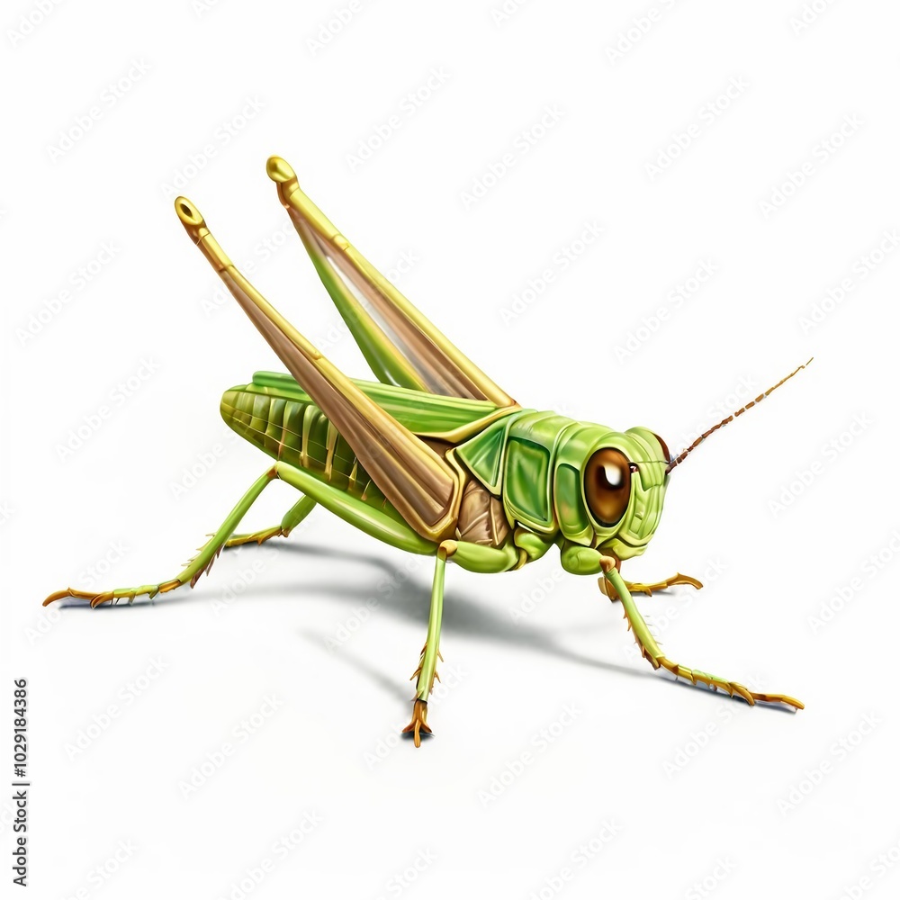 grasshopper isolated on white grasshopper isolated on white