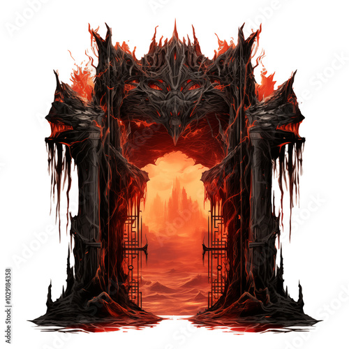 scary gate to hell