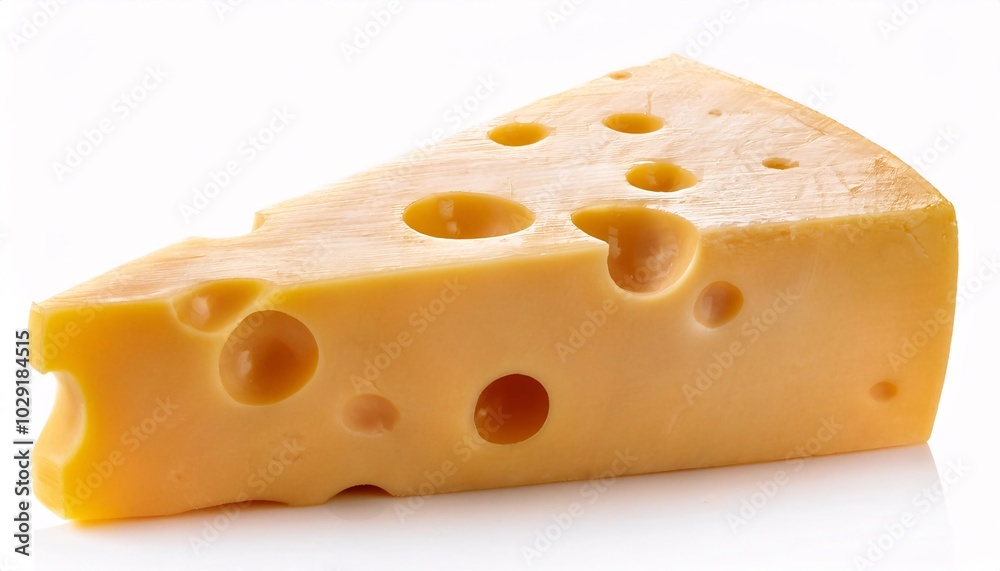 Cheese isolated on a white background Cheese isolated on a white background
