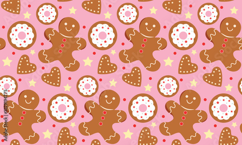 Christmas season cartoom pattern design