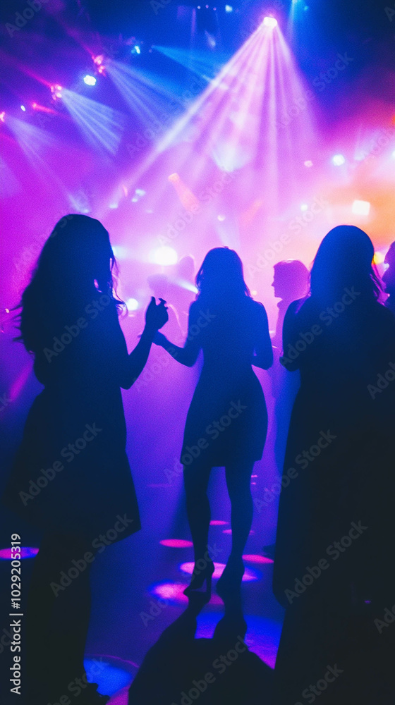silhouette and people at a party, people dancing, disco silhouette and people at a party, people dancing, disco
