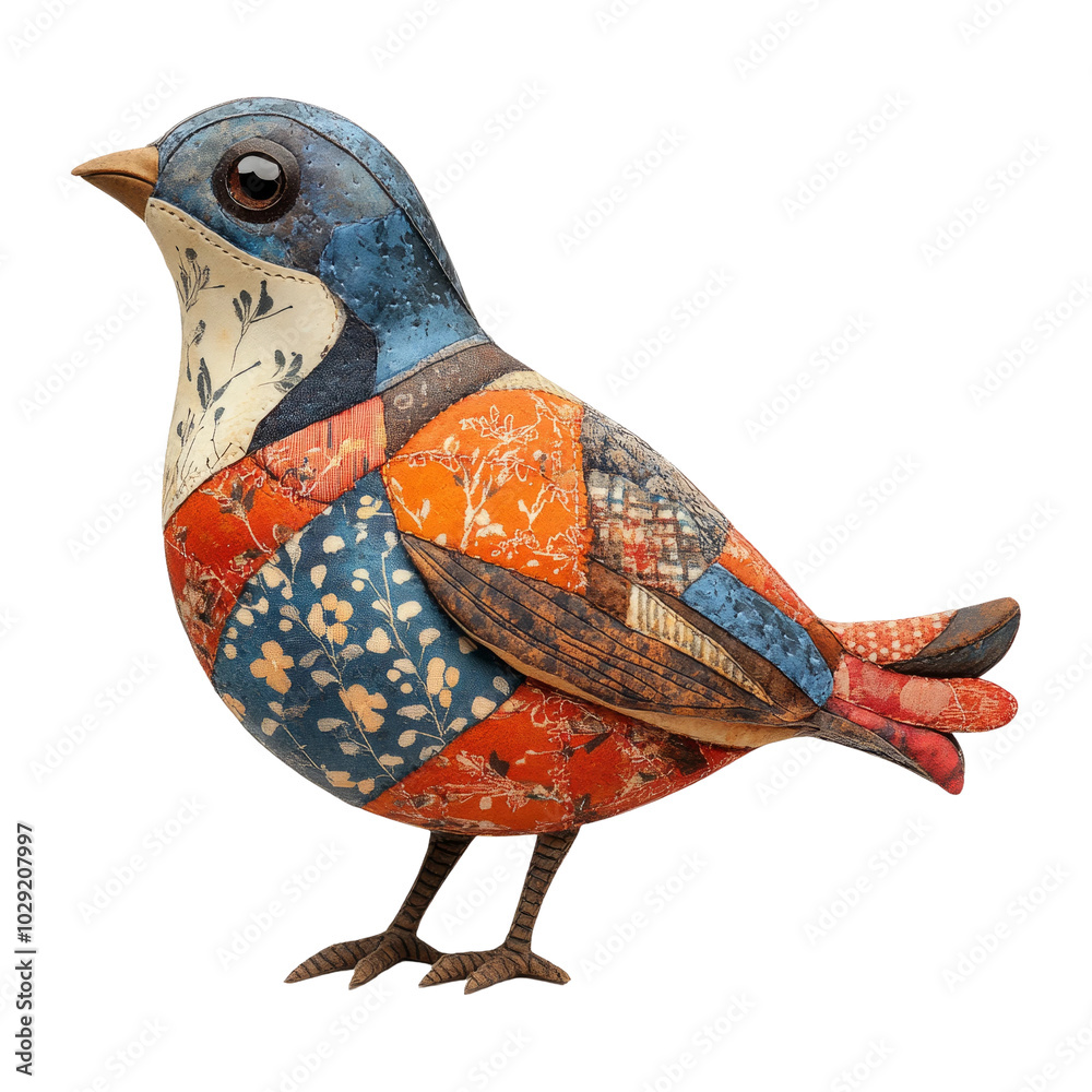 Obraz premium Colorful decorative bird sculpture art design
