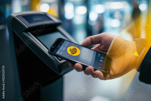 A Person Using A Smartphone...