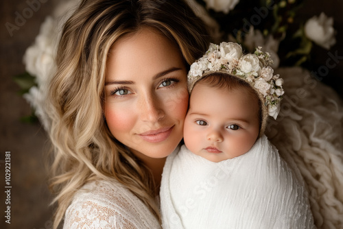 A Tender Moment Of A Mother...