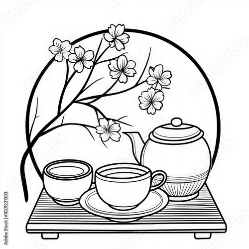 A traditional Japanese tea ...