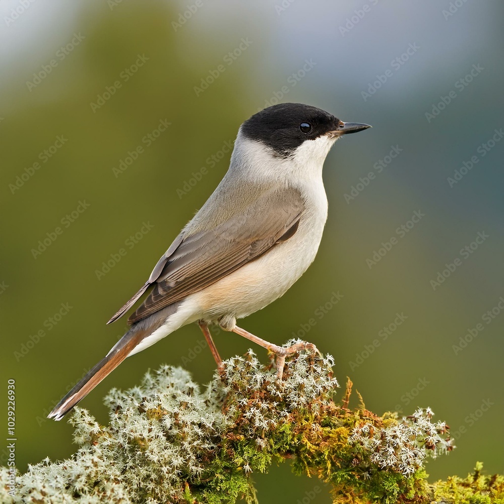 Eurasian blackcap, AI generated Eurasian blackcap, AI generated