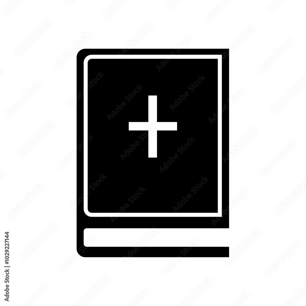 Bible icon on white background Bible icon on white background