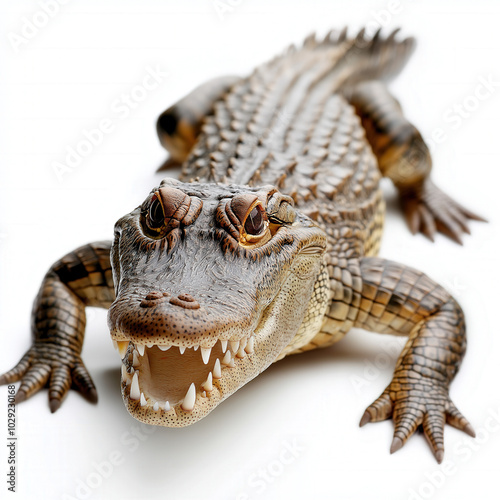 Nile Crocodile Isolated