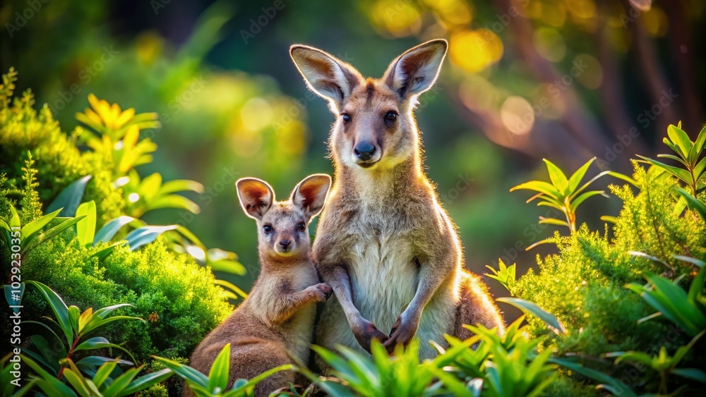 Captivating Kangaroo and Joey Product Photography for Nature Lovers Captivating Kangaroo and Joey Product Photography for Nature Lovers