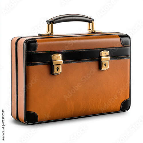 Open Briefcase Isolated
