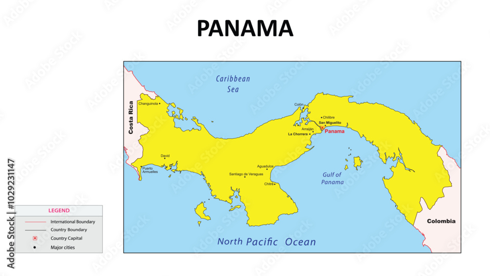 Panama Map Major Cities In Panama Political Map Of Panama With Border 1000 F 1029231147 DQNYrcvUdVfsgyewGcMsYpvqJekA8pvB 