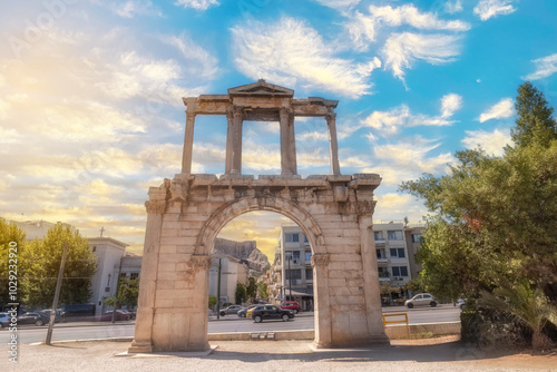 greece capital athens streets ancient artifacts tourist points of interest day and night