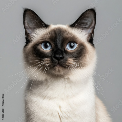 Siamese Cat Isolated
