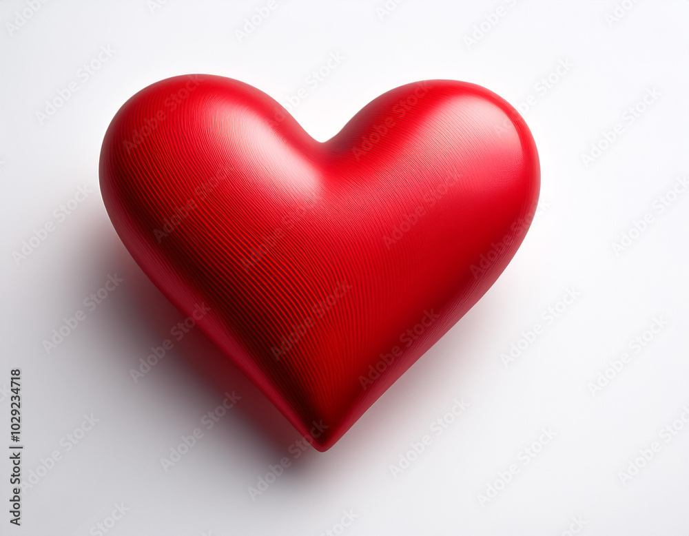 red heart shape isolated white background red heart shape isolated white background