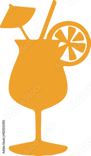 mocktail silhouette