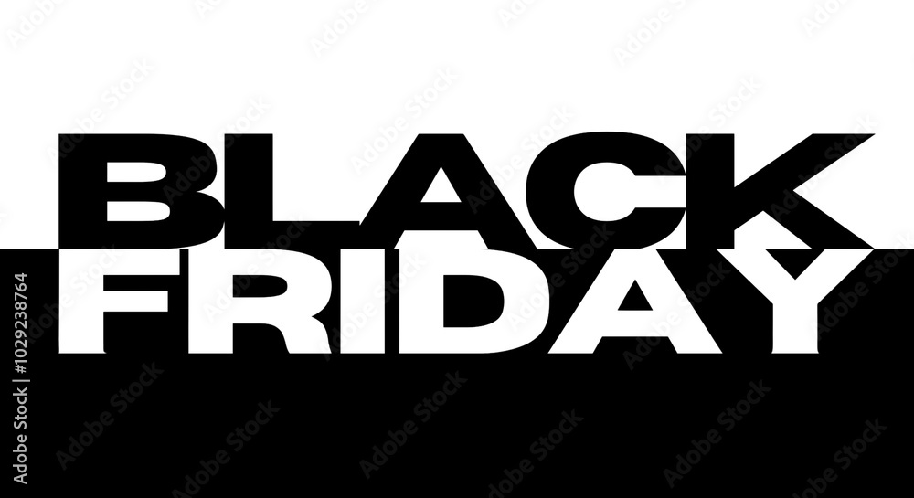  black and white black friday banner