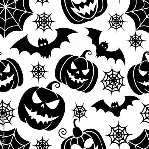 Scary Haunted House and Spider Halloween Backgrounds