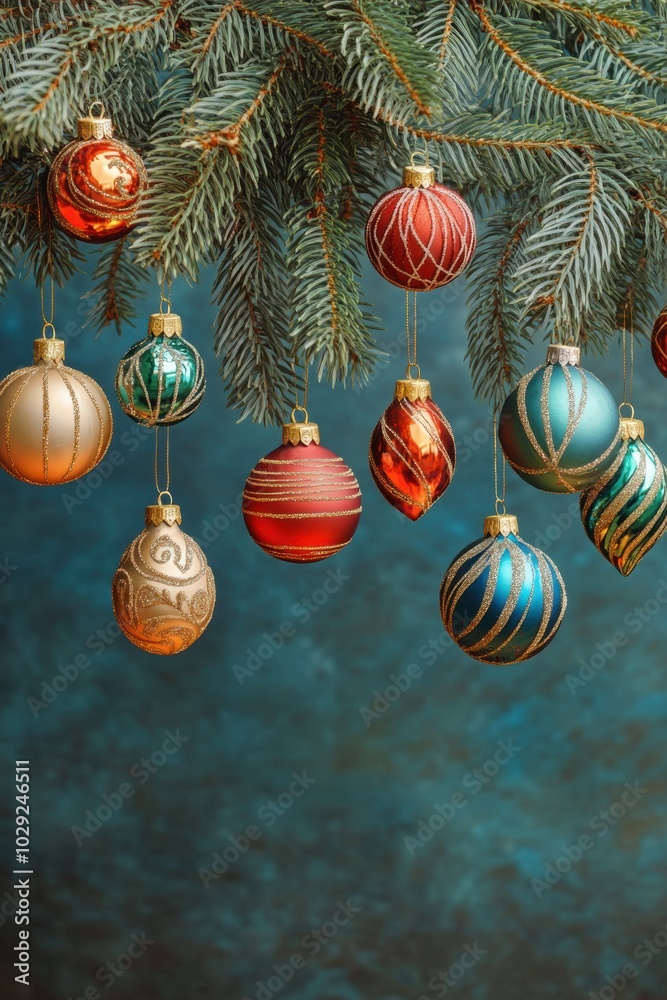 Obraz premium decoration ornament on Christmas tree.