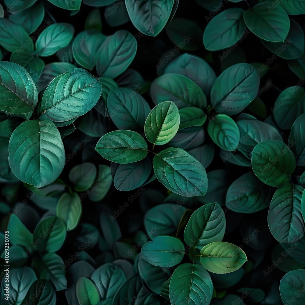 Closeup of dark green leaves elegant natural background Closeup of dark green leaves elegant natural background