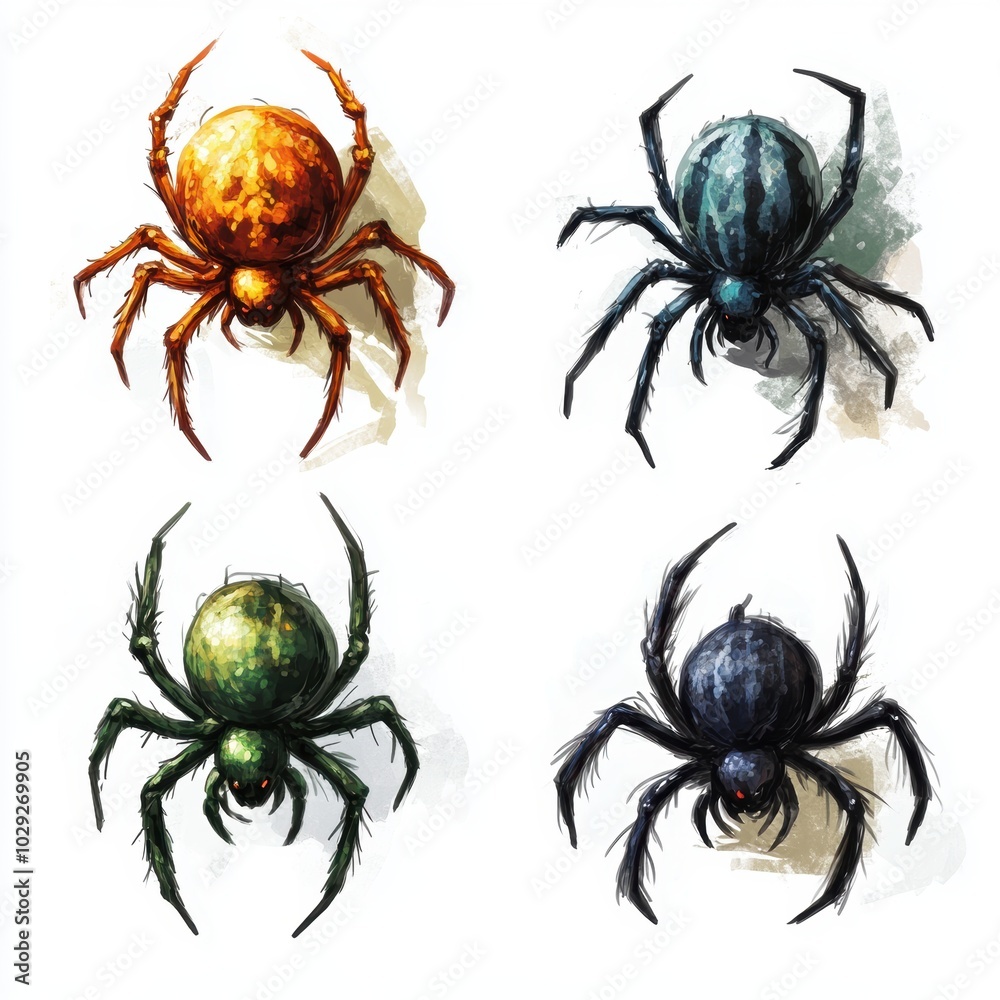 Obraz premium Spider. Halloween decoration element.