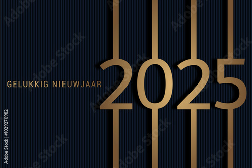 2025 - gelukkig nieuwjaar 2025 photo