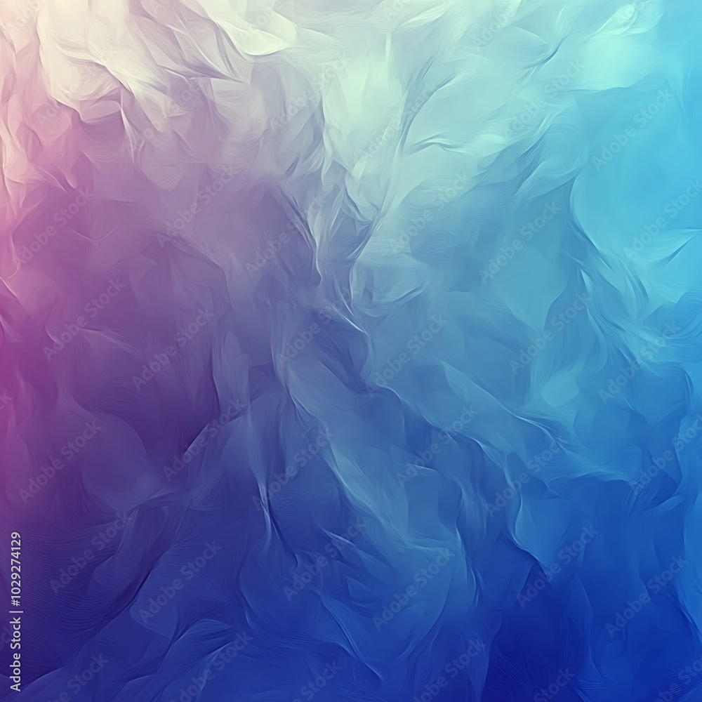 Fototapeta premium A soft, abstract gradient background blending purple and blue hues.
