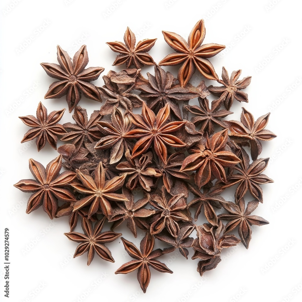 Star anise isolated Star anise isolated