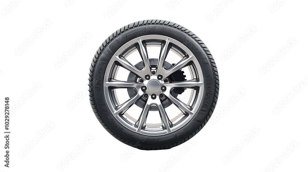 Wheels, tires and discs , Car tire isolated on white background Wheels, tires and discs , Car tire isolated on white background