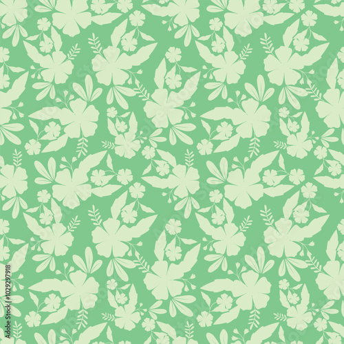 Wallpaper Mural Amazing seamless floral pattern with bright colorful small flowers. Torontodigital.ca