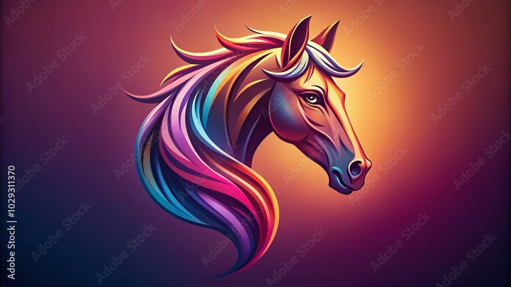 Elegant Horse Head Logo Design for Branding and Business Use Elegant Horse Head Logo Design for Branding and Business Use