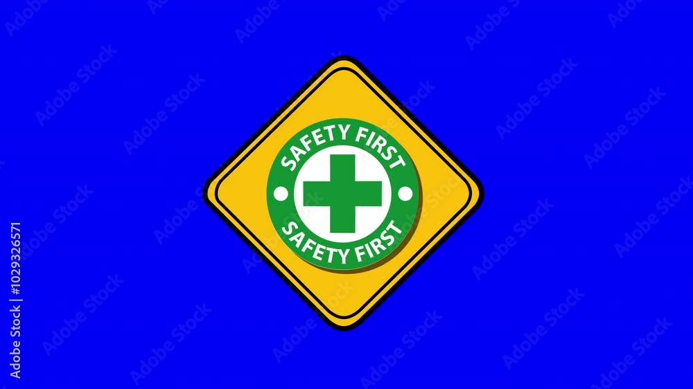 Safety Icon 4k, Animated Icon. Isolated on Blue Screen, Chroma Key Background for Transparent Use. 4K Ultra HD Video Motion Graphic Animation. Safety Icon 4k, Animated Icon. Isolated on Blue Screen, Chroma Key Background for Transparent Use. 4K Ultra HD Video Motion Graphic Animation.