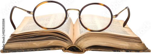 Intellectual Pursuits: Reading Glasses on an Ancient Tome