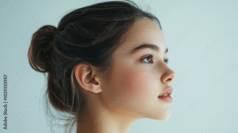 Elegant Close-Up Portrait Elegant Close-Up Portrait