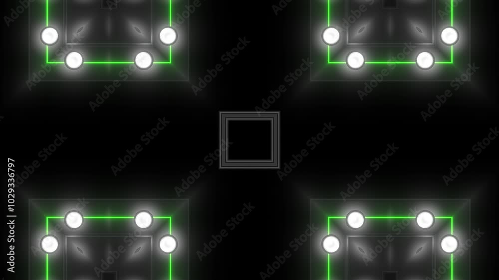 Jumping Light Flashing Loop Animation Jumping Light Flashing Loop Animation