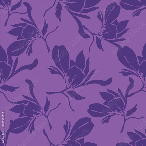 Beautiful floral pattern perfect for textile design,