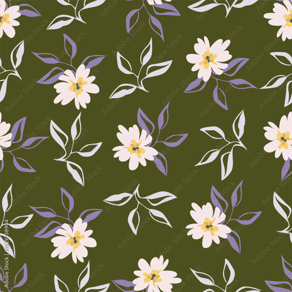 Beautiful floral pattern perfect for textile design, Beautiful floral pattern perfect for textile design,