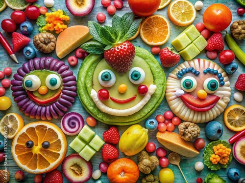 Funny Food Faces: Whimsical Culinary Creations for Laughter and Joy